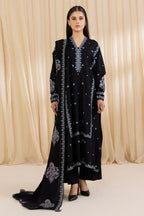 3PC DHANAK EMBROIDERED SHIRT