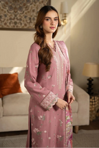 3PC DHANAK EMBROIDERED SHIRT
