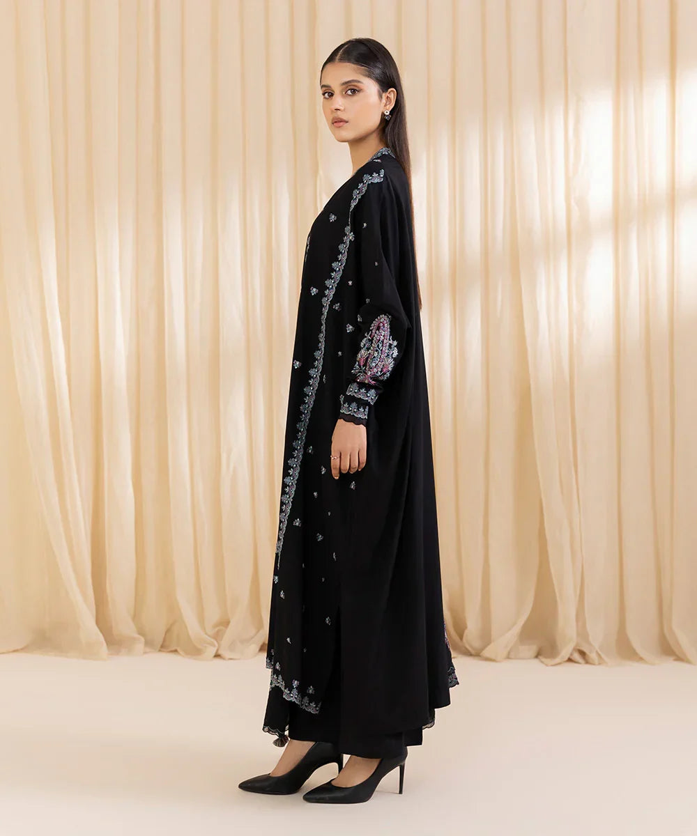 3PC DHANAK EMBROIDERED SHIRT